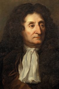 Picardie 115 - Château-Thierry (département 02) - Musée Jean de La Fontaine - Portrait de La Fontaine - Atelier de Rigaud (17ème siècle)
